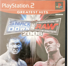 PS2 Playstation2 Smackdown Vs Raw 2006 na caixa com jogo manual de luta livre WWE F11 comprar usado  Enviando para Brazil