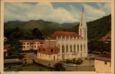 Cartão postal vintage Teresópolis Igreja Sta Terezinha Brasil w828, usado comprar usado  Enviando para Brazil