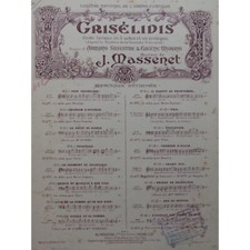 Massenet jules grisélidis d'occasion  Blois