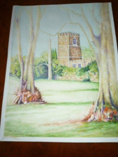 Watercolour original painting for sale  LINCOLN