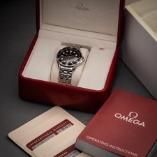 omega 21230416101001 Seamaster professional 300m black  dial bezel diver watch comprar usado  Enviando para Brazil