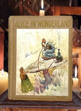 Usado, 1920 Antique ALICE'S ADVENTURES IN WONDERLAND Thomas Nelson COLOR PLATES comprar usado  Enviando para Brazil
