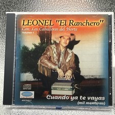 Leonel El Ranchero Con Los Caballeros Del Norte ( Cuando Te Vayas. CD 1998 Rare comprar usado Leonel El Ranchero Con Los Caballeros Del Norte ( Cuando Te Vayas. CD 1998 Rare comprar usado  Enviando para Brazil