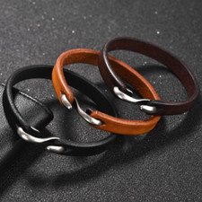 Lederarmband herren hellbraun gebraucht kaufen  Leonberg