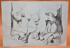 Lithographies xxème portraits d'occasion  Châtillon-sur-Indre