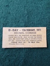1971 decimal day for sale  BUSHMILLS