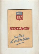 Entretient simca 5 d'occasion Entretient simca 5 d'occasion  Rive-de-Gier