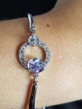 Bracelet swarovski métal d'occasion  Chamarande