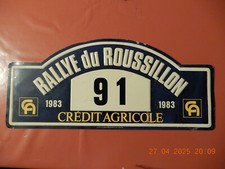 Plaque rallye roussillon d'occasion  Béziers