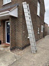 Tripple aluminium ladders for sale  CHESTERFIELD