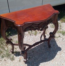 Teak carved demilune for sale  Joplin