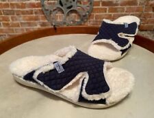 Sandália Spenco Azul Marinho Ortopédica Janie Ajustável Acolchoada Chinelo Slide Nova comprar usado  Enviando para Brazil