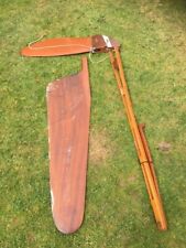 Vintage wooden rudder for sale  WITNEY