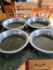 Conjunto Vintage de 4 Anéis de Beleza de 15" de Largura CROMADOS COM ACABAMENTO DE RODA comprar usado  Enviando para Brazil