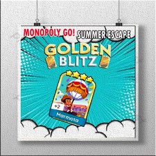 Adesivos Golden Blitz Marmota :- Mono_Poly_Go SUMMER ESCAPE comprar usado  Enviando para Brazil
