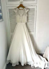 Detailed sleeveless wedding for sale  MARKET HARBOROUGH