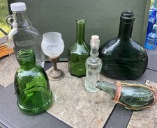 3 green glass bottles for sale 3 green glass bottles for sale Dover