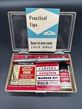Kit completo de marcador Carter's raro estojo de recarga colecionável vintage comprar usado  Enviando para Brazil