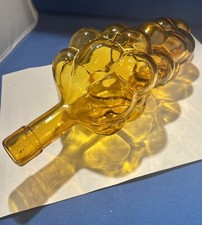 Vintage MCM✨Aglomerado de Uva Dourado✨Garrafa de Vidro Decantador de Vinho 👀INCRÍVEL comprar usado  Enviando para Brazil