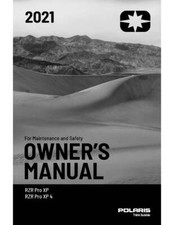 Polaris owners manual for sale  Lexington