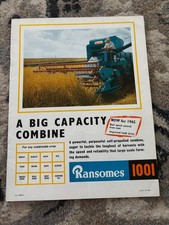 Ransomes 1001 combine d'occasion  Expédié en Belgium