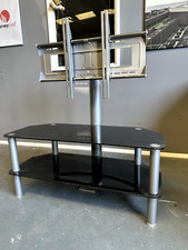 Black glass stand for sale  BOLTON