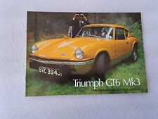 1971 brochure triumph d'occasion  La Motte-Servolex