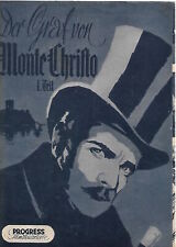 Usado, Folheto de filme vintage Count of Monte Christo edição alemã comprar usado  Enviando para Brazil