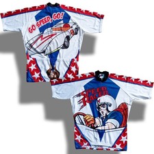 Camiseta RARA Speed Racer “Go Speed Go!” anime desenho animado ciclismo por Adrenaline — GG comprar usado  Enviando para Brazil