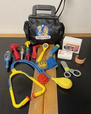 Antigo ✅ 1987 Fisher Price conjunto de kit médico bolsa médico/enfermeira ✅ 14 PEÇAS! comprar usado  Enviando para Brazil