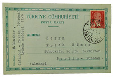 türkische  Postkarte : von Istanbul nach Berlin , 1938  , Ganzsache, comprar usado  Enviando para Brazil