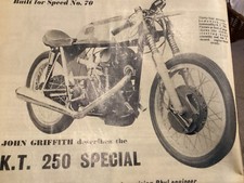 Velocette ktt 250 for sale  BRIGHTON