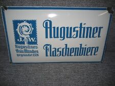 Emailschild augustiner bräu gebraucht kaufen  Deutschland