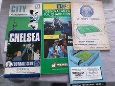 Charity shield programmes for sale  COLWYN BAY