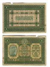 Italia banconota lire usato  Crespellano
