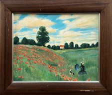 Impressionist painting poppy for sale  HASSOCKS