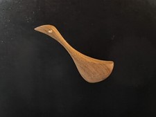 Broche vintage polido de madeira de eucalipto gansos gansos MCM olho de strass comprar usado  Enviando para Brazil