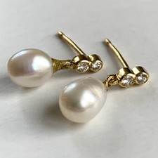 18ct gold earrings for sale  BRIDGWATER