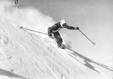 Cartolina sci slalom usato  Milano