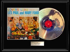 LES PAUL & MARY FORD LOVERS LUAU GOLD METALIZED VINYL RECORD RARE NON RIAA comprar usado LES PAUL & MARY FORD LOVERS LUAU GOLD METALIZED VINYL RECORD RARE NON RIAA comprar usado  Enviando para Brazil