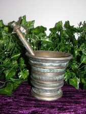Mortier pilon bronze d'occasion  Tours-