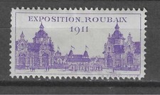 Poster Stamp, Vignette, Cinderella. FRANCE 1911 - Exposition de Roubaix comprar usado  Enviando para Brazil