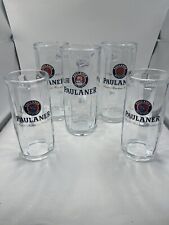 Caneca de vidro Paulaner Munchen Beer com nervuras Tankard 0,5 litros X 3 300 ml X 2 da Sahm, usado comprar usado  Enviando para Brazil
