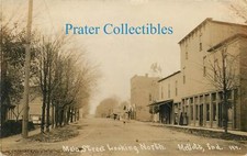 Indiana, IN, Mellott, Main Street Looking North 1908 RPPC na sprzedaż  Wysyłka do Poland