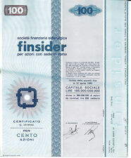 Finsider 100 azioni usato  Roma