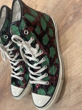 Converse sequined snakequins for sale  Evanston