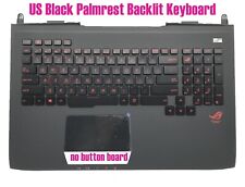 Teclado com iluminação traseira apoio para as mãos dos EUA para Asus G751J/G751JL/G751JM/G751JY/G751JT comprar usado  Enviando para Brazil