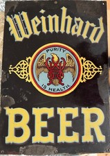 Weinhard beer porcelain for sale  Tacoma