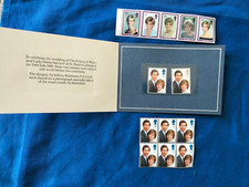 Royal wedding stamps for sale  LLANDUDNO