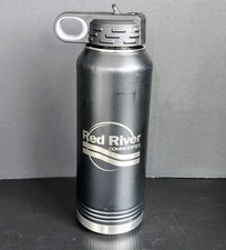 Garrafa de água de aço inoxidável camelo polar preto 32 oz com tampa flip top e canudo comprar usado  Enviando para Brazil